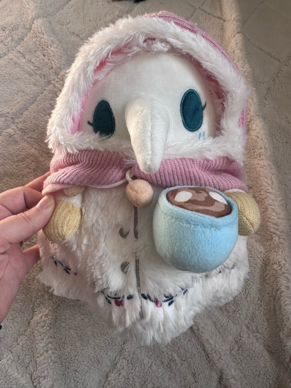 Squishable | Mini Cozy Plague Nurse plush toy With Mug - Picture 6 of 7